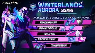 Winterland  Event Free Fire 2024 | Free Fire New Event | Ff New Event Today | Upcoming new event ff