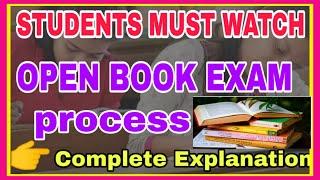 Open Book exam process//Online exams//complete Information//open book exams/Btech/Degree/must watch/