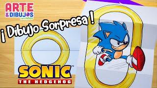 Como dibujar a SONIC  | DIBUJO SORPRESA