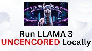 Llama 3 Uncensored - Run it Locally | Dolphin Llama 3 Setup Guide