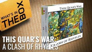 Unboxing: This Quar's War: Clash Of Rhyfles | Wargames Atlantic & ZombieSmith