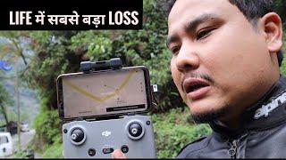 Drone CRASH at Naga Waterfall |Big Ever Mistake in my Life|North Sikkim Ride Day 2|Part 2