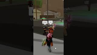 bro wanted to 1v1  #shorts #dahood #funny #roblox