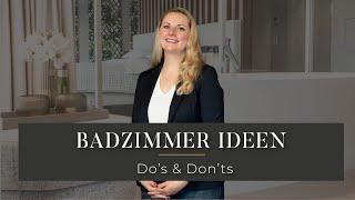 Badezimmer Ideen 2022 Gestalten & Renovieren [Fliesentrends, Bad ohne Fliesen, Waschtisch & Co.] 1/2