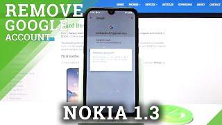 How to Remove Google Account on NOKIA 1.3 – Clear Google User