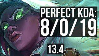 SENNA & Twitch vs ZYRA & Kai'Sa (SUP) | 8/0/19, 68% winrate, Legendary | TR Master | 13.4