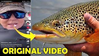 Brown Trout Woman Video | Trout Woman Original Video | Brown Trout Fish Video | Trout Lady Reddit