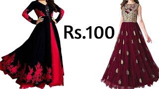 Buy Latest Sharara Suit ₹100 / Anarkali Dress In Cheap Price // Wholesale Rate Gown