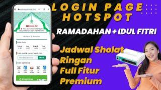 Login Page Hotspot Mikrotik 2024  Idul Fitri Premium