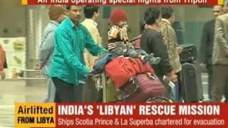 Indian workers free from Libya