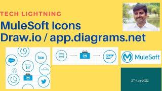 How to create diagrams using MuleSoft Icons in Draw.io | app.diagrams.net