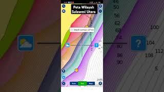 Peta Wilayah Sulawesi Utara Navionics BoatingHDx Garmin GPS offline fishfinder #downloadmap #map