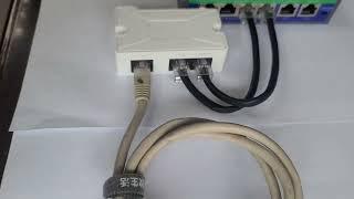 POE Combiner Splitter Adapter, Run 2 IP Cameras on 1 Cable