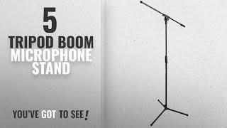 Tripod Boom Microphone Stand [2018]: AmazonBasics Tripod Boom Microphone Stand