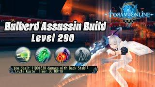 Simple Build Halberd Assassin Level 290 - Toram Online