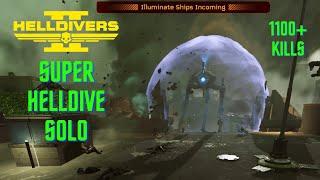 Helldivers 2: Illuminate Solo Deathless - Grenade Launcher Build (Super Helldive / Full Clear)