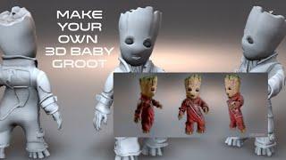 Speed Modelling Baby Groot | 3DMax