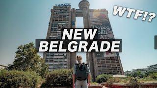 Visiting the Genex tower in Belgrade, Serbia