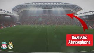 PES 2021 Liverpool vs Real Madrid - Realistic Mod - Incredible Atmosphere