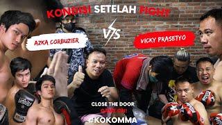 Kondisi Setelah Fight Azka Corbuzier VS Vicky Prasetyo Close The Door Game On #kokomma