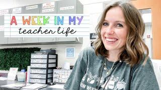 WEEK IN MY TEACHER LIFE | a peek at my plans, reading slides, testing round 2?