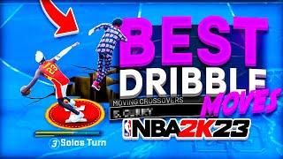 BEST DRIBBLE MOVES IN NBA 2K23... *FASTEST* BEST COMBOS w/ EASY DRIBBLE TUTORIAL BECOME AN ISO-G0D!