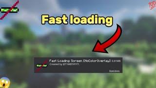 Fast Loading Screen For MCPE 1.21.62+ | Minecraft 1.21+ |