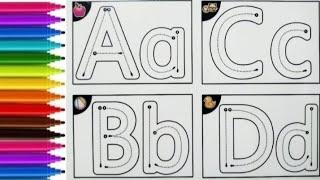 Letter Tracing Visual Real Writing Letters Abcd