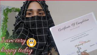 i got||beauty parlour certificate||salon certificate