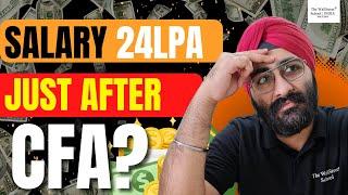 Salary After CFA Level 1, 2 & 3 Explained by Karan Sir | The Wall Street School