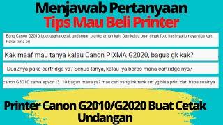 Canon G2010 bagus gak buat usaha cetak Undangan