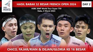 Hasil French Open 2024 Day 2 Babak 32 Besar Tadi Malam. Tiga Menang & Lima Kalah #frenchopen2024