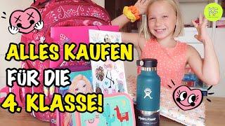 BACK TO SCHOOL HAUL  ‍ ALLES KAUFEN für die 4. KLASSE  | Kleine Familienwelt