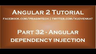 Angular dependency injection