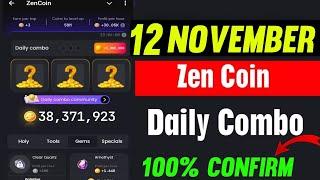 Zen coin daily combo 12 November | Zen coin today combo cards 12 November | Zen coin airdrop