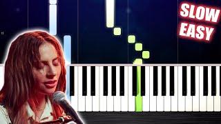 Lady Gaga - Always Remember Us This Way - SLOW EASY Piano Tutorial by PlutaX