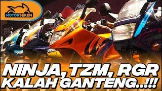 IKON MASA KEEMASAN MOTOR SPORT HONDA..!!! SAINGAN BERAT NINJA, RGR, TZM sampai RX-KING l Motorseken