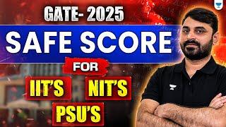 GATE 2025 Safe Score for IIT/NIT/PSU – Answer Key Based Analysis!