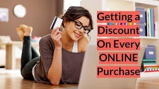 Getting a Discount on Every Online Purchase