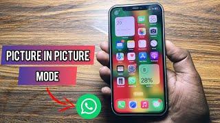 How to make Video Calls in ‘’Picture in Picture’’ Mode in Whatsapp on iPhone || Whatsapp New Update