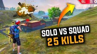 Solo vs Squad game Play with 25 Kills | Solo vs Squad Game Play | Final Strike Gaming | Chattisgarh