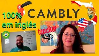 AULA PARA INICIANTES NO INGLÊS! Quarta aula em inglês no Cambly 2021 com professor nativo!