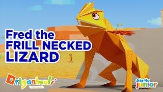 EP3. FUN CARTOON FOR KIDS | ORIGANIMALS | Fred the Frill-Necked Lizard wont do drill!