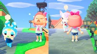 ALERTE! 2 HABITANTS RÉFLÉCHISSENT ANIMAL CROSSING NEW HORIZONS LET'S PLAY FR