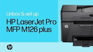 Unbox and set up | HP LaserJet Pro MFP M126 Plus printer series | HP Support