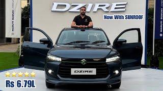 New Maruti Suzuki Dzire 2024  ZXi Plus AMT Top Model with SUNROOF | MiNi Audi ️ BEST car under 10L