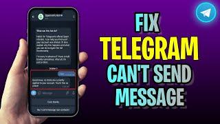 How To FIX Telegram Can't Send Message (2023 Update!)