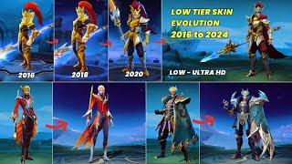 Mobile Legends Bang Bang Low Tier Skin Evolution from 2016 - 2024 Ultra HD