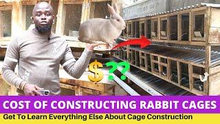 Rabbit Farming: Cost Of Rabbit Cages And How To Build Them Yourself