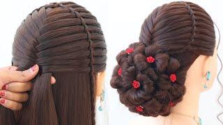 Elegant juda hairstyle for bridal | hairstyle for women | wedding hairstyle